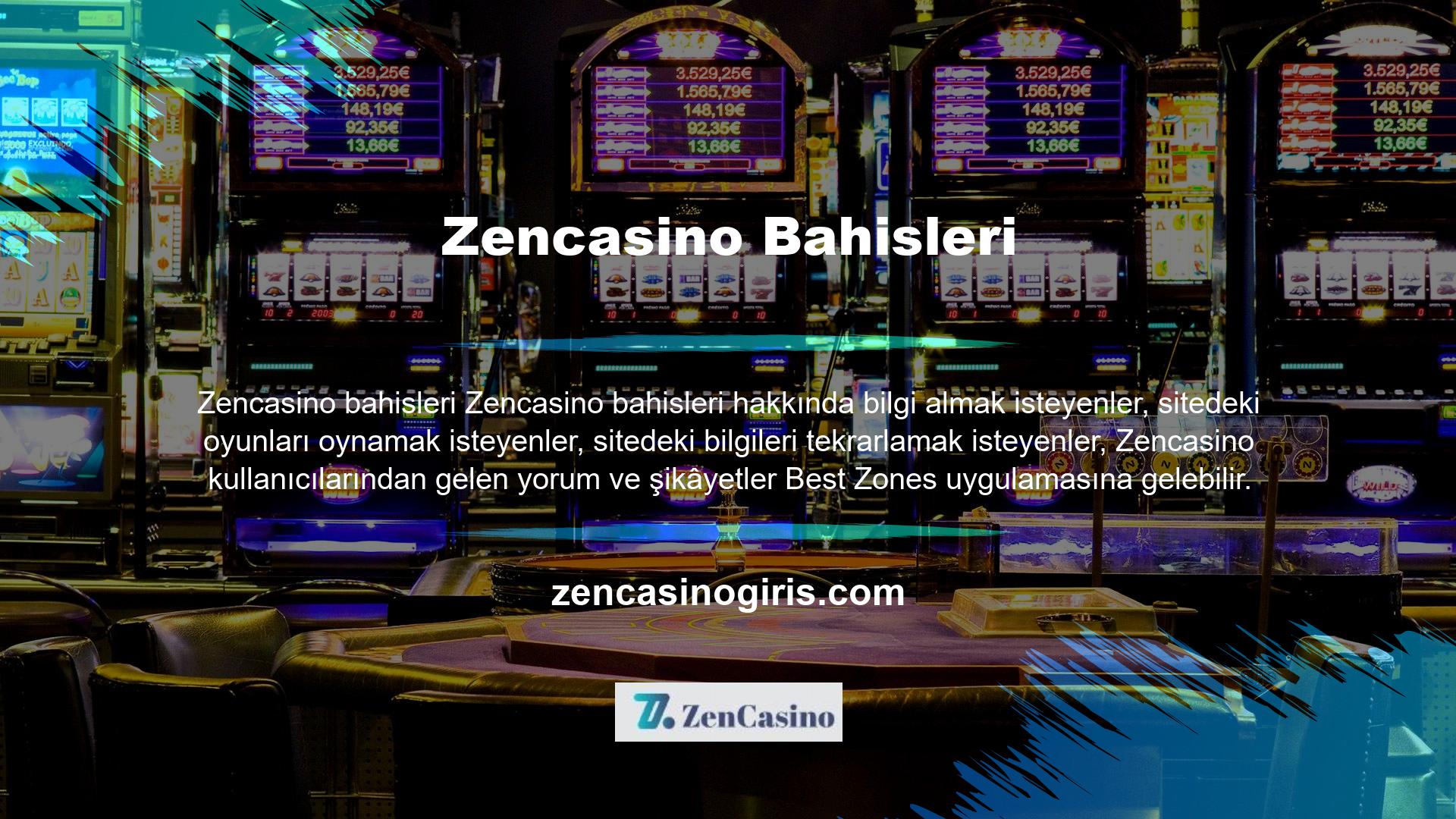 Zencasino sitesi dışında site hakkında yorum veya şikâyet yayınlamak için kullanılabilecek forumlar bulunmaktadır